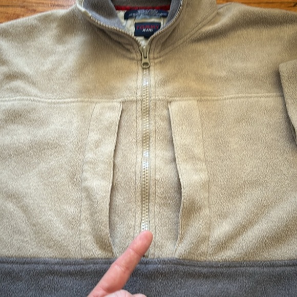 Vintage Tommy Hilfiger Jeans Fleece Pullover / Large - Picture 8 of 12
